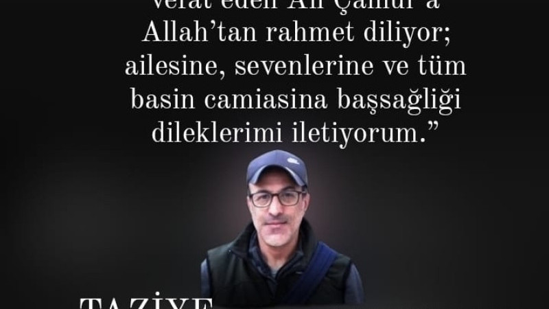 RASİM ARI TAZİYE MESAJI YAYINLADI 