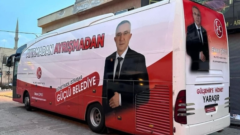 MHP Gülşehir Seçim Aracı Hazır 