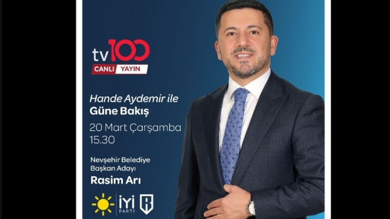 Rasim ARI  Saat 15:30 ‘ da tv100’de 