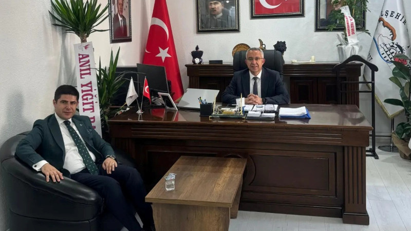Kaymakam’dan Başkan’a Hayırlı Olsun Ziyareti
