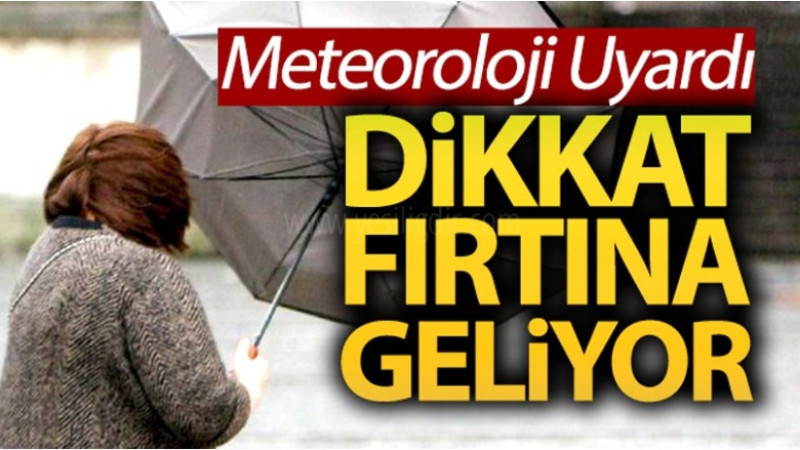 Meteoroloji Nevşehir İçin Kuvvetli Rüzgâr ve Fırtına Uyarısı Yaptı