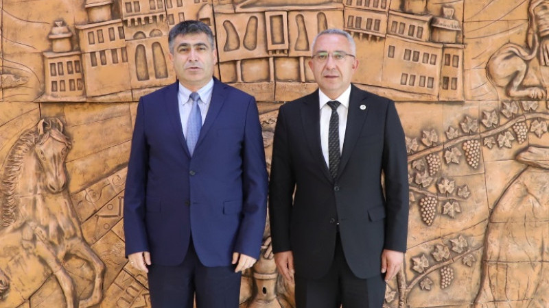 Gülşehir Belediye Başkanı Çiftçi'den Rektör Aktekin’e Ziyaret