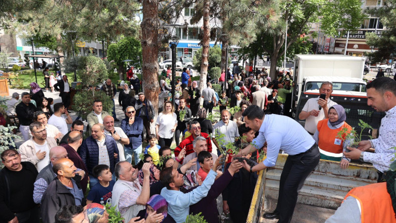 Nevşehirli Belediyesi 50 Bin Adet Sebze Fidesi Dağıttı