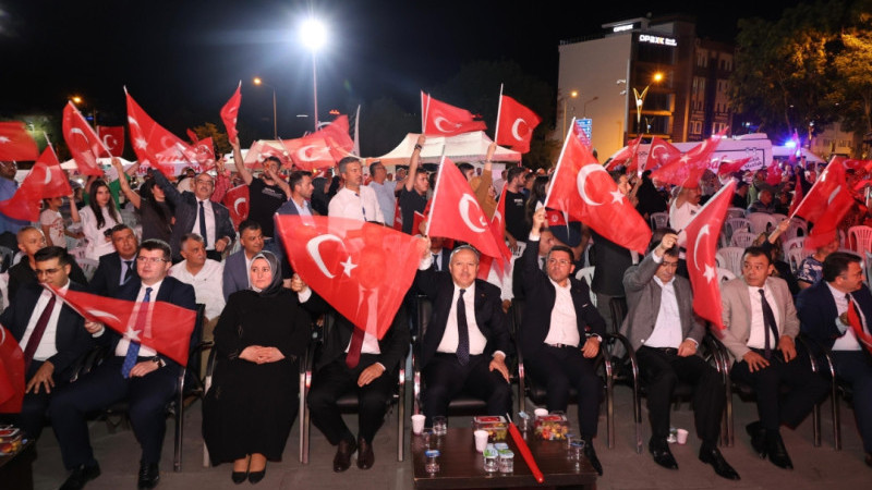 15 Temmuz’un yıl dönümünde Nevşehir yine tek yürek oldu