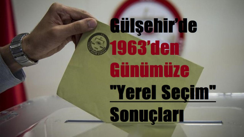 Gülşehir’de 1963’den 2024'e Yerel Seçim Sonuçları