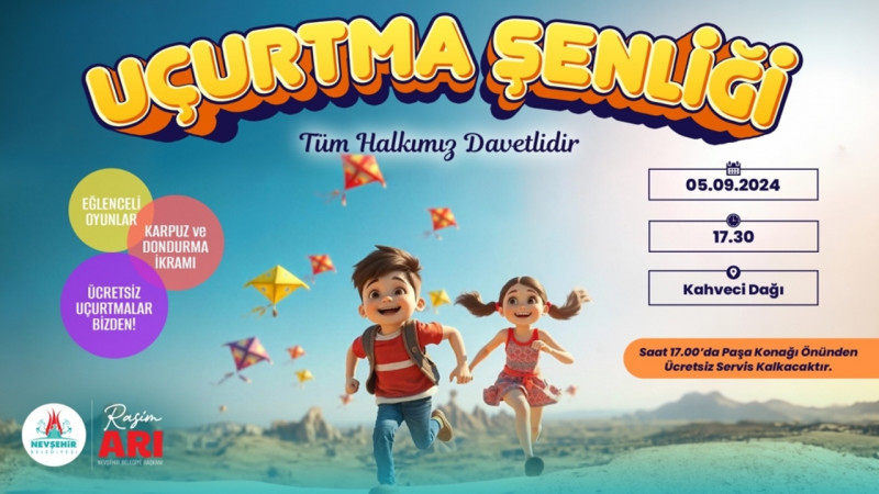 5 Eylül’de Kahveci Dağı’nda Uçurtma Şenliği Düzenlenecek