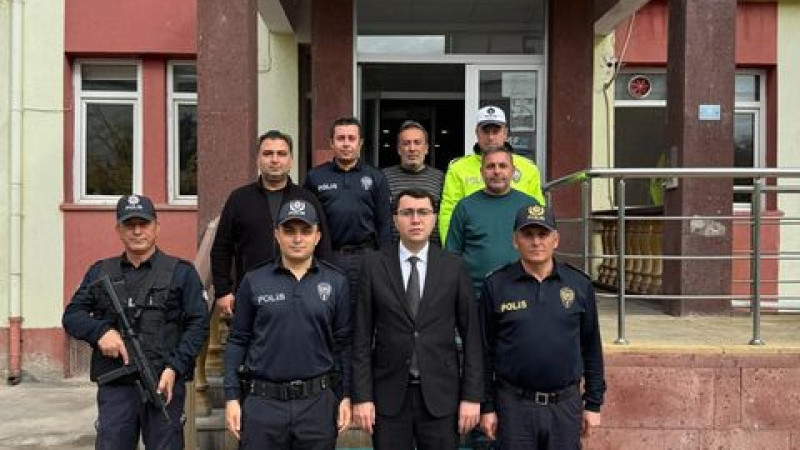 İlçe Emniyet Müdürlüğünden, Kaymakam Gültekin’e Brifing