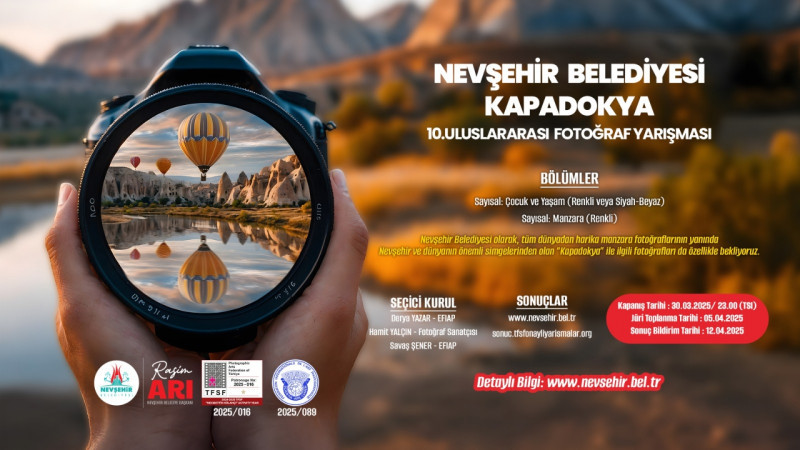 Uluslararası Kapadokya Fotoğraf Yarışması Düzenleniyor
