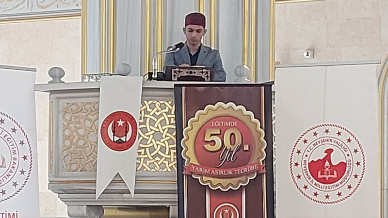 Kuran-ı Kerimi Güzel Okuma Yarışması 2.si Gülşehir’den