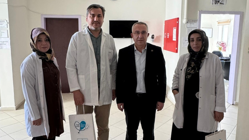 Başkan Çiftci, 14 Mart’ta Sağlık Çalışanlarını Yalnız Bırakmadı