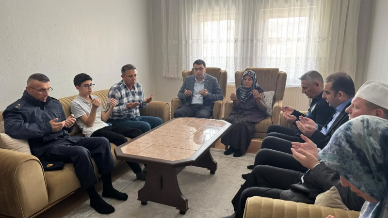 Kaymakam Gültekin’den Gazi ve Şehit Ailelerine Bayram Ziyareti
