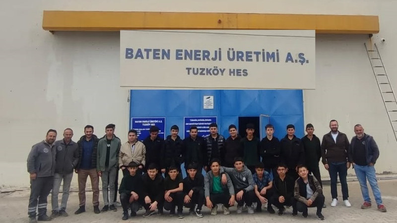 Öğrencilerden Hidroelektrik Santraline Eğitim Gezisi