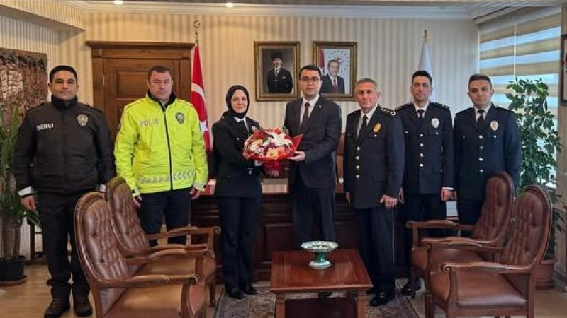 Emniyet Teşkilatından Kaymakam Gültekin'e Ziyaret