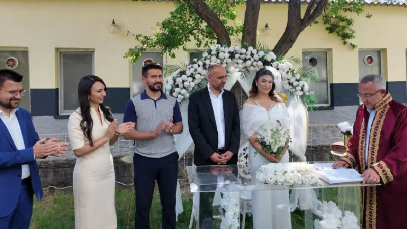Belediye Başkanı Çiftci, Genç Çiftin Nikâhını Kıydı