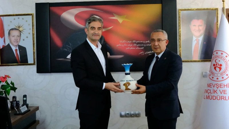 Başkan'dan Yeni İl Müdürüne Hayırlı Olsun Ziyareti