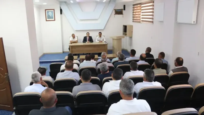 Gülşehir Kaymakamı Salih Gültekin Muhtarlarla Vedalaştı