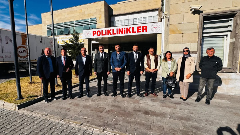 MHP Heyeti Gülşehir İlçe Hastanesine Çıkarma Yaptı