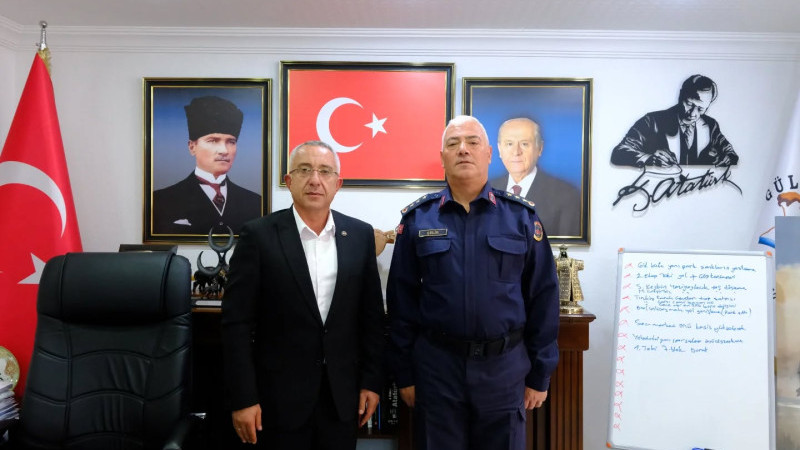 Yeni İl Jandarma Komutanı Başkan Çiftci’yi Ziyaret Etti