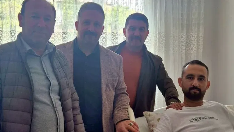 Gülşehir Ülkü Ocakları Başkanına Geçmiş Olsun Ziyareti