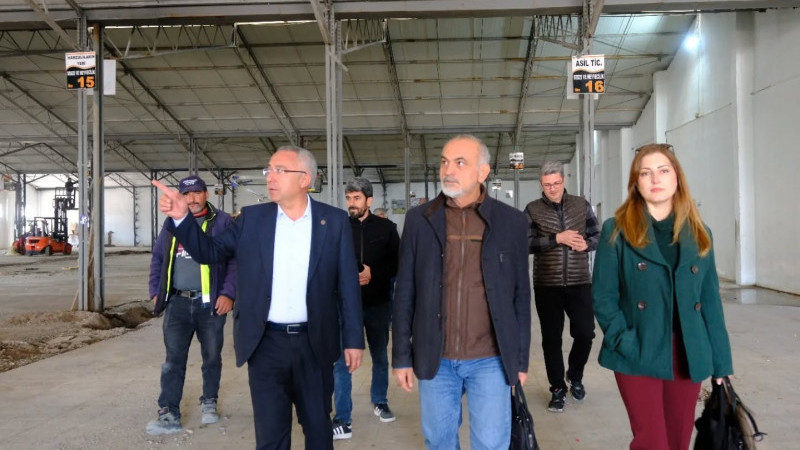 Gülşehir Kapalı Pazaryerinde Çalışmalar Devam Ediyor