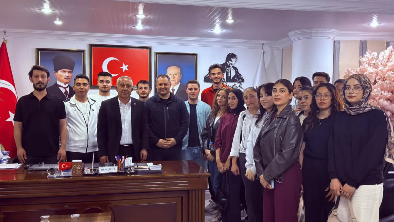 Başkan Çiftci’ye Üniversite Öğrencilerinden Teşekkür