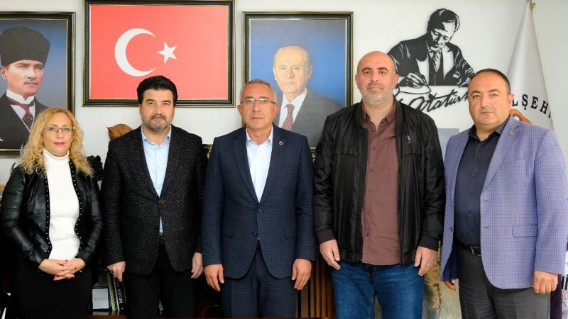 Yüksekokul Heyeti, Başkan Erkan Çiftci’yi Ziyaret Etti