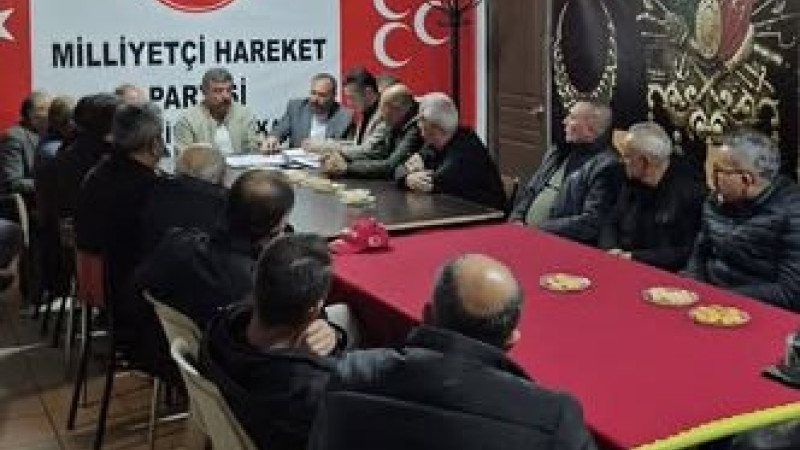 Gülşehir’in Yeni MHP İlçe Yönetimi İlk Toplantısını Yaptı