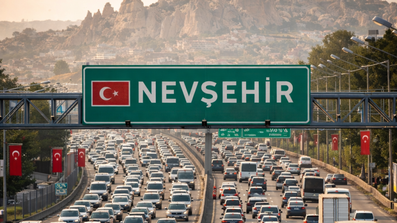Nevşehir’de Araç Sayısı 172 Bin 717’ye Ulaştı