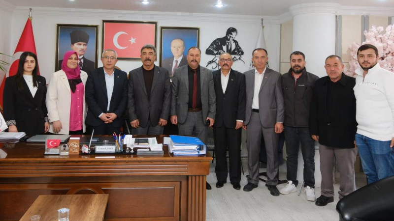 MHP’nin Yeni İlçe Yönetimi Başkan Çiftci’yi Ziyaret Etti