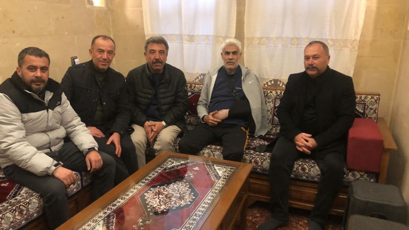 Gülşehir MHP Heyetinden Kalay’a Geçmiş Olsun Ziyareti