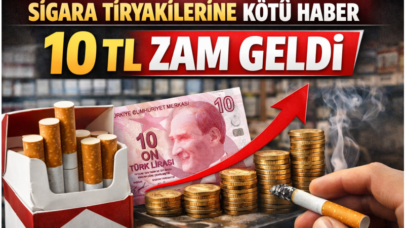 Sigara Tiryakilerine Kötü Haber, 10 TL Zam Geldi