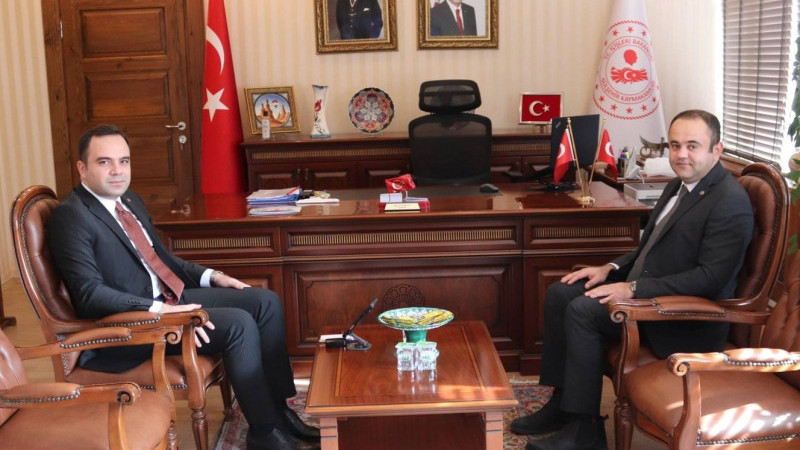 TKDK'dan İlçe Kaymakamı Tolga Değirmenci’ye Ziyaret