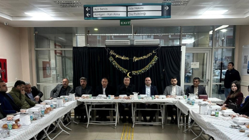 Gülşehir Devlet Hastanesinde İftar Sofrası Kuruldu