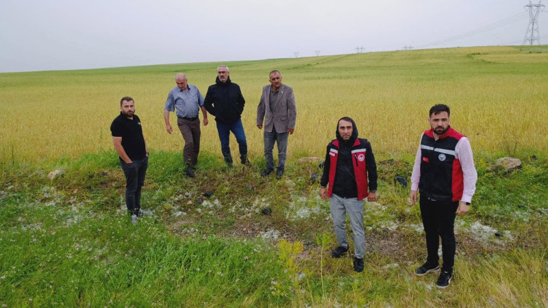 Gülşehir'de Sağanak Ve Dolu Tarım Arazilerini Vurdu