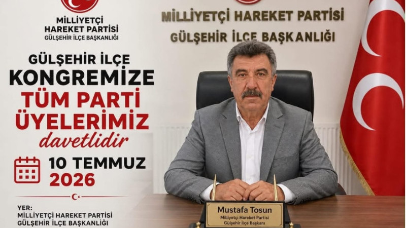 MHP Gülşehir İlçe Teşkilatı Kongreye Hazırlanıyor