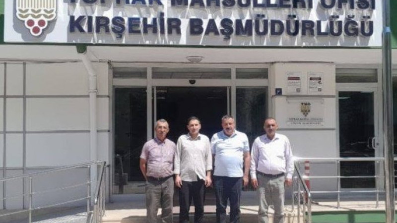 Ziraat Odası Başkanlarından TMO Başmüdürlüğü’ne Ziyaret