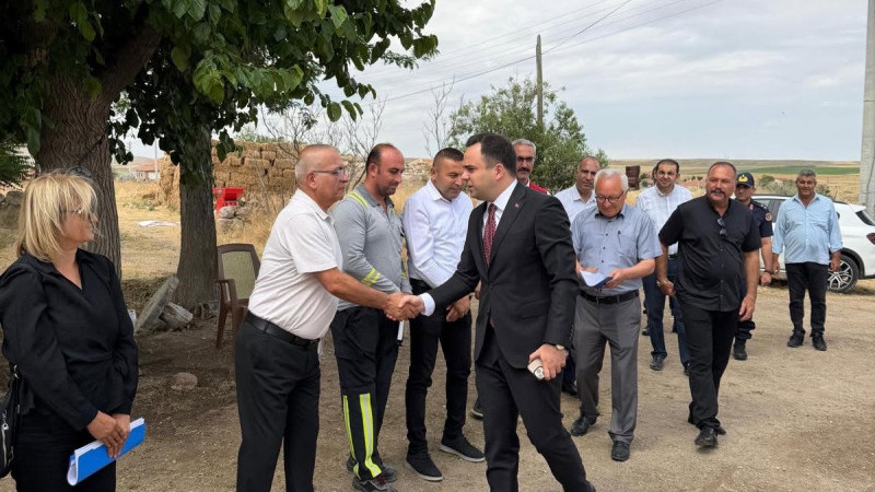 Kaymakam Tolga Değirmenci Yamalı Köyü’nü Ziyaret Etti