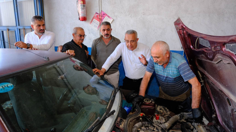 Gülşehir’de Başkan Çiftci’den Sanayi Esnafına Moral Ziyareti