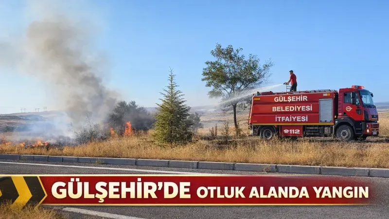 İtfaiye Havalimanı Yolunda Çıkan Yangını Söndürdü