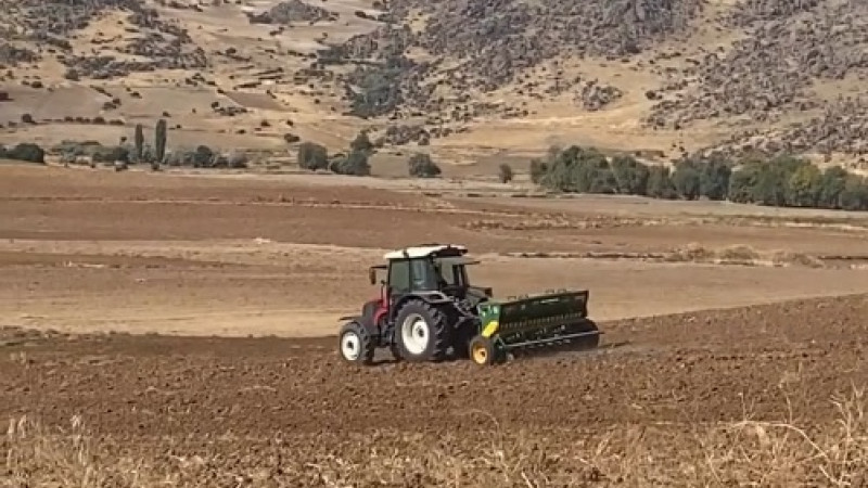 Gülşehir’de Çiftçilerin Hububat Ekim Telaşı Başladı